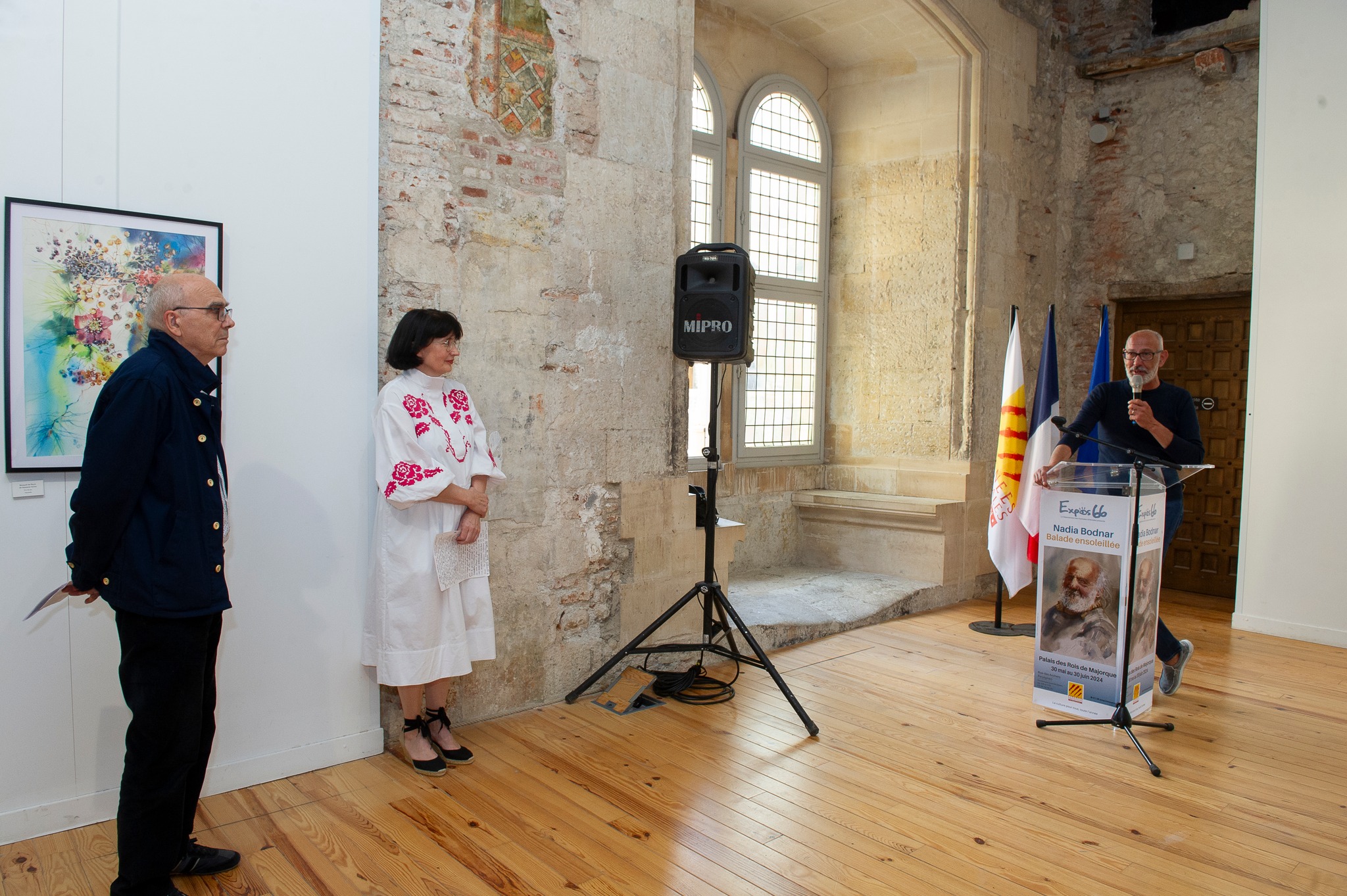 Photographie du public et du lieu à Perpignan